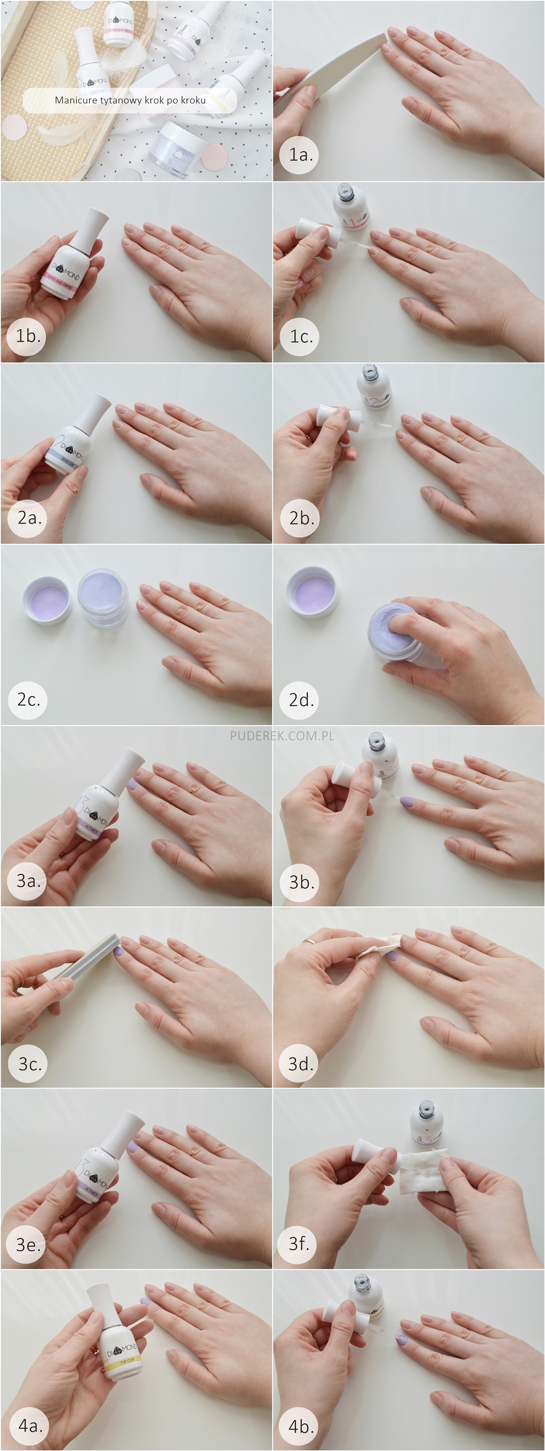 manicure tytanowy instrukcja krok po kroku